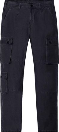 John Elliott + Co side cargo-pocket detail trousers - men - Cotton - 1 - Black