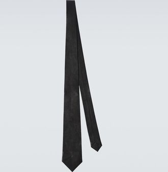 Tom Ford Corbata de piel