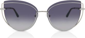 Guess GU7617 10B Womens Sunglasses Silver Size 59
