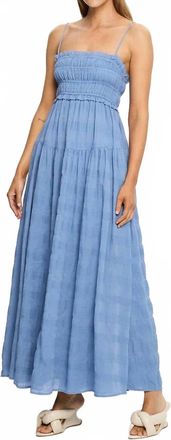 Kivari Rylan Midi Dress In Blue