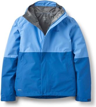 RAB Downpour Jacket Regenjacke f&uuml;r Damen | blau