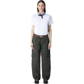 Fortela WJanellet Vintage Velvet High Waist Trousers in Green at Nordstrom, Size 26 32 Eu
