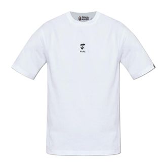 A Bathing Ape T-Shirts, male, White, Size: 2XL T-shirt with logo