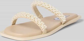 Steve Madden Pantolette mit Perlenbesatz Modell Sinne in Offwhite, Gr&ouml;&szlig;e 37