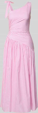 Little Mistress Midikleid in asymmetrischem Look in Rosa, Gr&ouml;&szlig;e 34