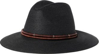 Brunello Cucinelli Cappello con dettaglio gioiello - Nero