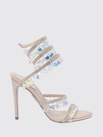 Rene Caovilla Heeled Sandal Woman color Beige