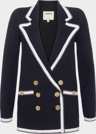 L'agence Kenji Knit Boyfriend Blazer