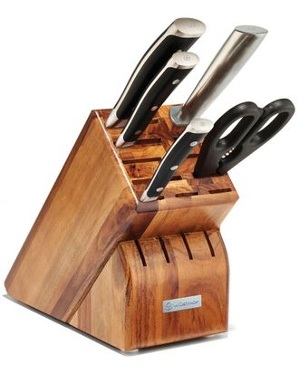 W&uuml;sthof Wusthof Classic Ikon 6Pc Knife Block Set With $42 Credit