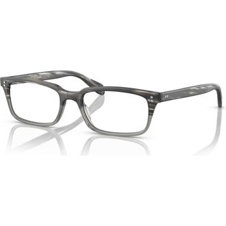 Oliver Peoples 51mm Rectangle optical glasses in Grey at Nordstrom