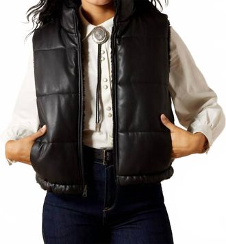 Ariat Echo Reversible Vest In Black