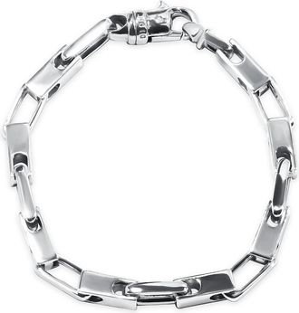 Pompeii3 Mens Link 14k Gold (55gram) or Platinum (90gram) 7mm Bracelet 8.5