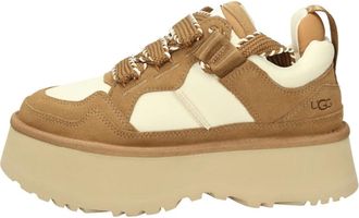 UGG Ugg, Schoenen, Dames, Beige, 39 EU, Polyester, Astromel Platform Sneaker