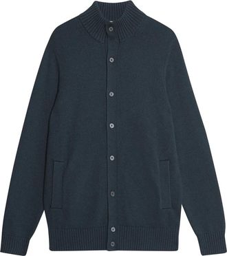 Lyle & Scott Truien & Vesten, Heren, Blauw, XS, Mid Knits Militaire Vest