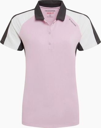 Craghoppers Womens Craghoppers Womens/Ladies Hazelmere Nosilife Short-Sleeved Golf Polo Shirt - Pink - Size: 12