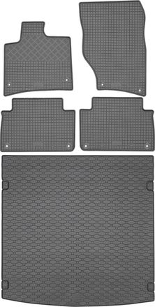 OEM Juego De Alfombrillas De Goma Para Coche Y Maletero Para Audi Q7 I Suv (marzo De 2006 A Mayo De 2015)