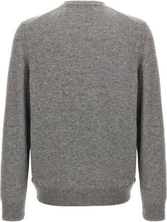 Zanone Virgin Wool Crewneck Sweater - Grey