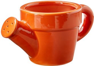 Tag Watering Can Planter Orange Orange Stoneware Spring at Nordstrom