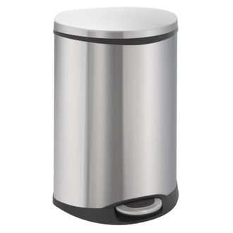EKO Cubo De Pedal Shell 2x22 L Plateado Mate Eko