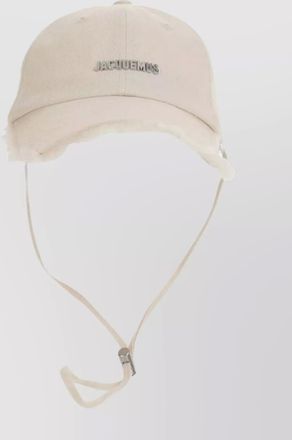 Jacquemus distressed artichoke cap frayed edges