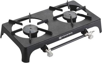 Kemper Horno De Gas Kemper De 2 Fuegos 37x51 Cm - Hierro Fundido - 7,5 Kw - 30 Mbar