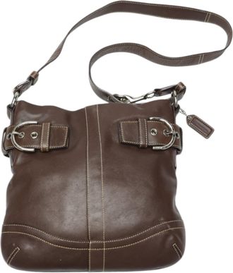 Coach Leather Shoulder Bag (Pre-Owned)