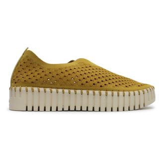 Ilse Jacobsen Tulip 3373 Textile Womens Slip On Shoes - Golden Rod - Size:UK 8