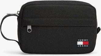 Tommy Hilfiger Mens Tommy Jeans Essential Toiletry Bag - Black