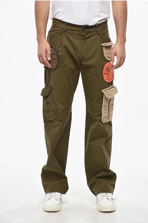 Dsquared2 Straight Leg Cargo Pants with Corduroy Pockets size 48