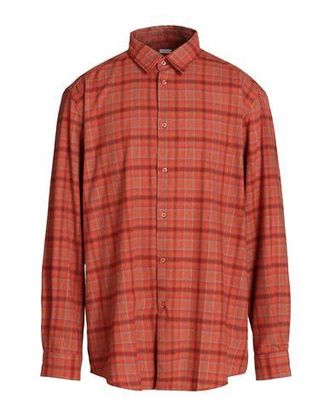 8 by YOOX VISCOSE CHECKS OVER-SIZE SHIRT