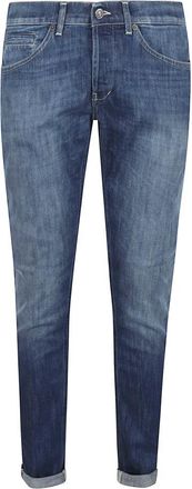 Dondup George Jeans - Heren - Slim Fit Jeans - Blauw - W36 - Katoen - Jeans