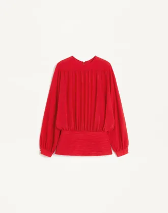 Valentino Top In Light Georgette Donna PARIS 36