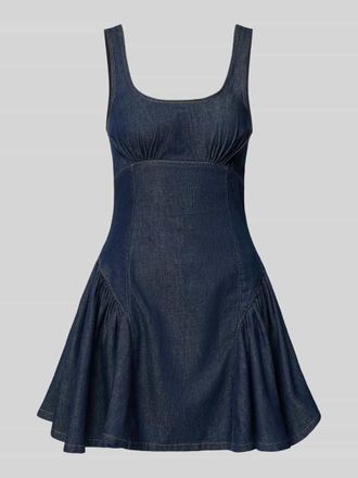 Topshop Minikleid in Denim-Optik Modell Eva in Dunkelblau, Gr&ouml;&szlig;e 34