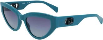 Liu Jo Lj 800S 423 Zonnebril - Dames - Zonnebrillen - Blauw - 54 MM - Accessoires