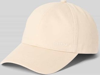 Barbour Basecap aus reiner Baumwolle Modell Olivia in Beige, Gr&ouml;&szlig;e 1