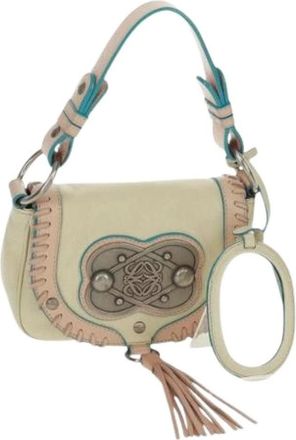 Loewe Pre-owned Handbags, female, Beige, Size: ONE SIZE Pre-owned Handbag