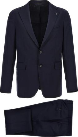 Tagliatore Vesuvio Suit - Heren - Business pakken - Blauw - 2XL - Wol - Kostuums