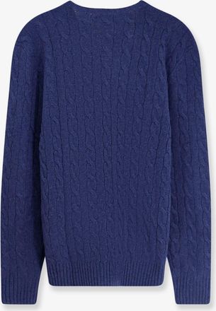 Polo Ralph Lauren Mens Wool And Cashmere Sweater Blue