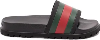 Gucci Slide Sandals With Web