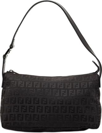 Fendi Pre-owned Fendi Zucchino Canvas Pochette Ladies 2454 8BR444 JQ5 049