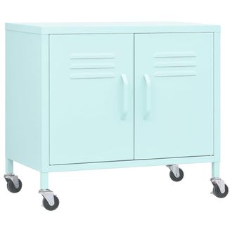 vidaXL Armario De Almacenamiento Acero Verde Menta 60x35x56 Cm Vidaxl