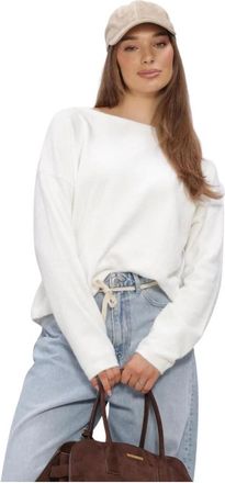 Catwalk Junkie Truien & Vesten, Dames, Wit, XS, Zachte Gebreide Trui