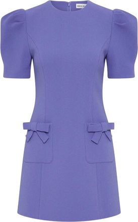Rebecca Vallance Abito corto Violetta con maniche a palloncino - Blu