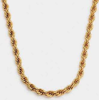 Katie Loxton Reine Rope Necklace in Gold Coated at Nordstrom, Size 15