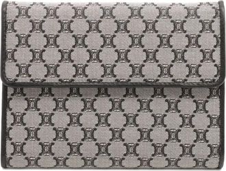 Celine Portafoglio bi-fold Macadam 2023 - Grigio