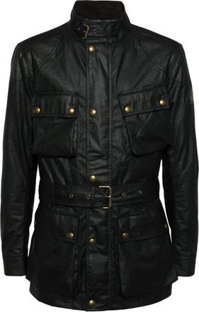 Belstaff Trialmaster Jack Zwart Katoen Gewaxt - Heren - Zomerjassen - Zwart - M - Katoen - Jassen
