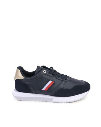 Tommy Hilfiger Womens Running Shoes Leather Casual - Dark Blue - Size EU 41