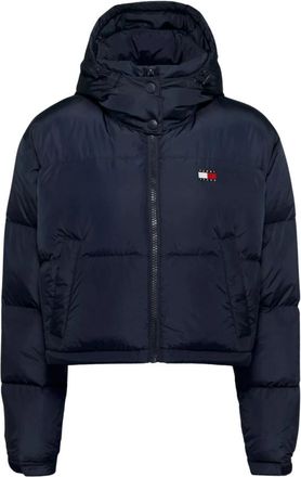 Tommy Jeans Cropped Alaska Puffer - Heren - Winterjassen - Blauw - S - Jassen
