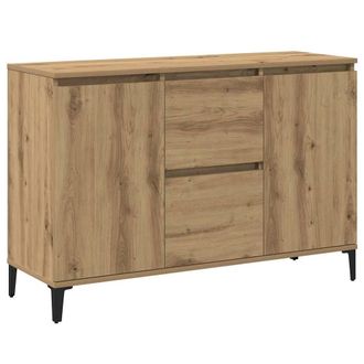 Berkfield Home Sideboard Artisan Oak 102x35x70 cm Engineered Wood in Brown | Size: 102 x 35 x 70 cm