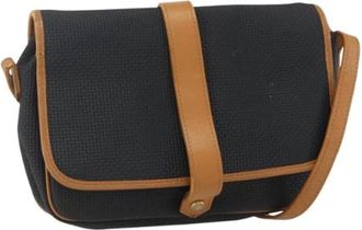 Saint Laurent Pre-owned Cross Body Bags, female, Black, Size: ONE SIZE Pre-owned Leather Shoulder Bag